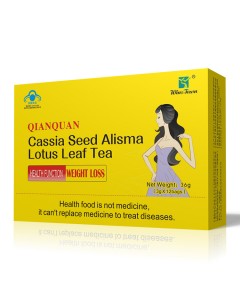 cassia seed alisma lotus leaf tea,women weight loss,12 herbal tea bags